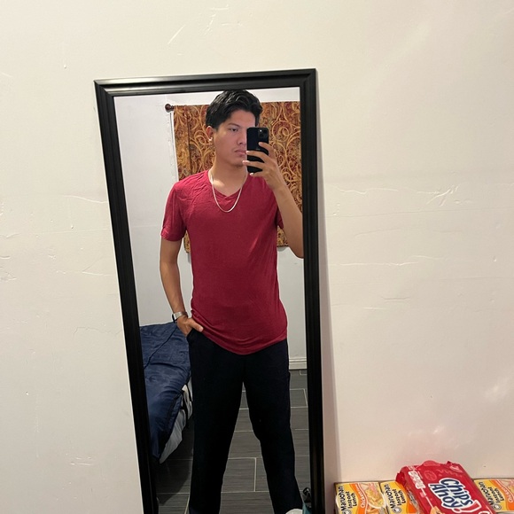 Raspberry Arizona V-Neck T-Shirt - Picture 5 of 5